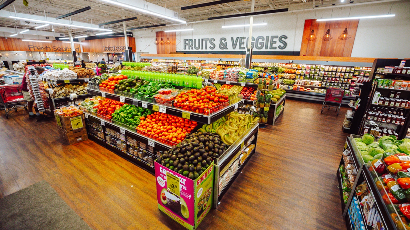 Fruits And Veggies Section