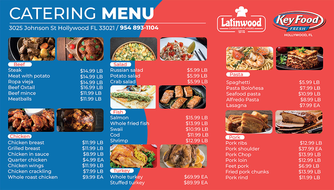 catering menu