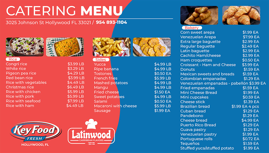 catering menu