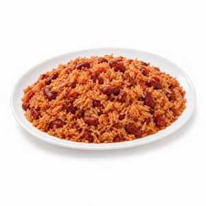 Arroz con Frijoles Rojos